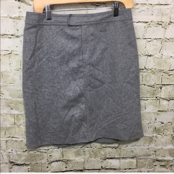 🌻 J Crew Gray Wool Blend Pencil Skirt - Picture 1 of 5